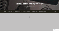 Desktop Screenshot of jerusalemproductions.org.uk