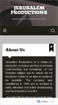 Mobile Screenshot of jerusalemproductions.org.uk